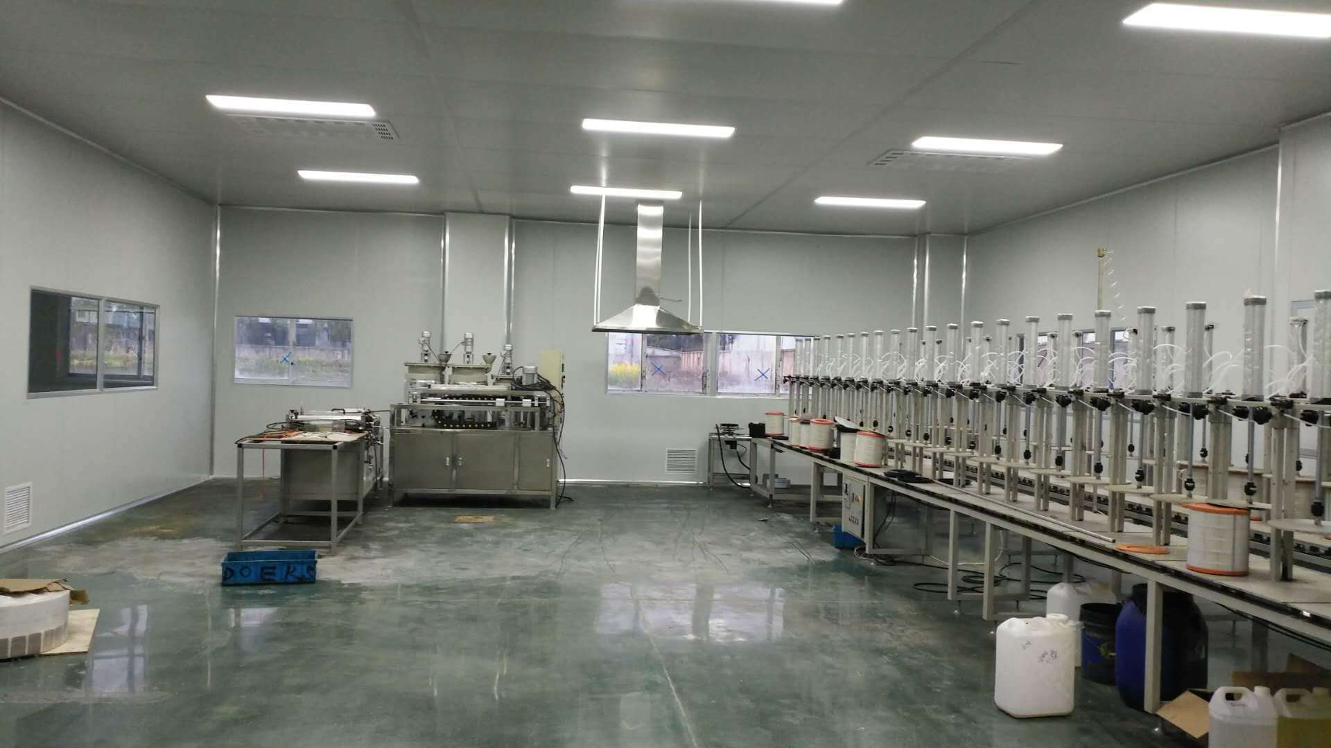 合肥益拓汽車零部件無塵車間裝修工程