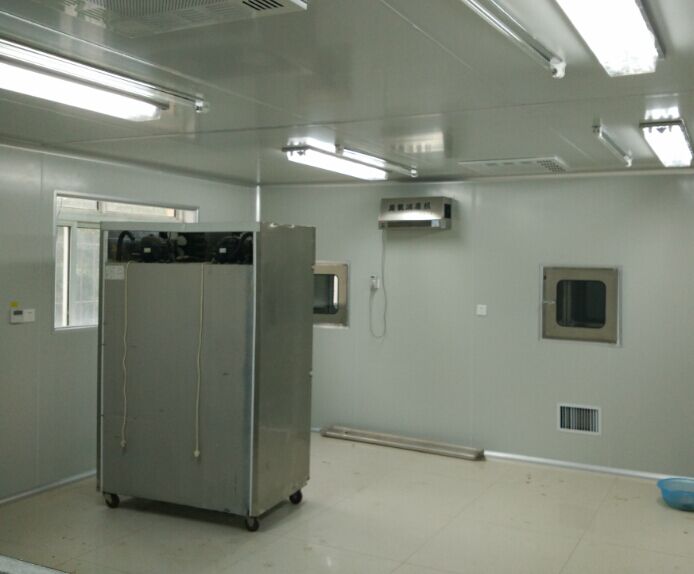 陜西美昕商貿(mào)烘焙凈化車間裝修工廠順利完工！